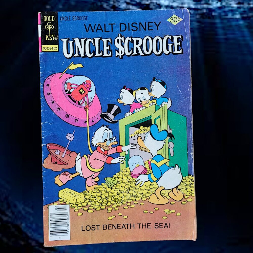 Walt Disney's Uncle Scrooge #4 comic, "Lost Beneath the Sea"